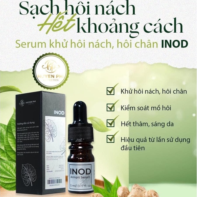 Serum hôi nách inod huyền phi khử mùi hôi nách hôi chân 5ml