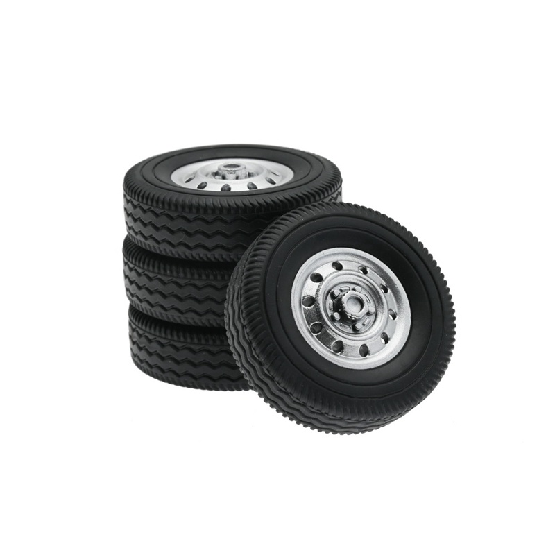4 cái lốp bánh xe cao su lốp cho wpl d12 mini 1/16 rc drift xe tải phụ tùng ô tô phụ kiện