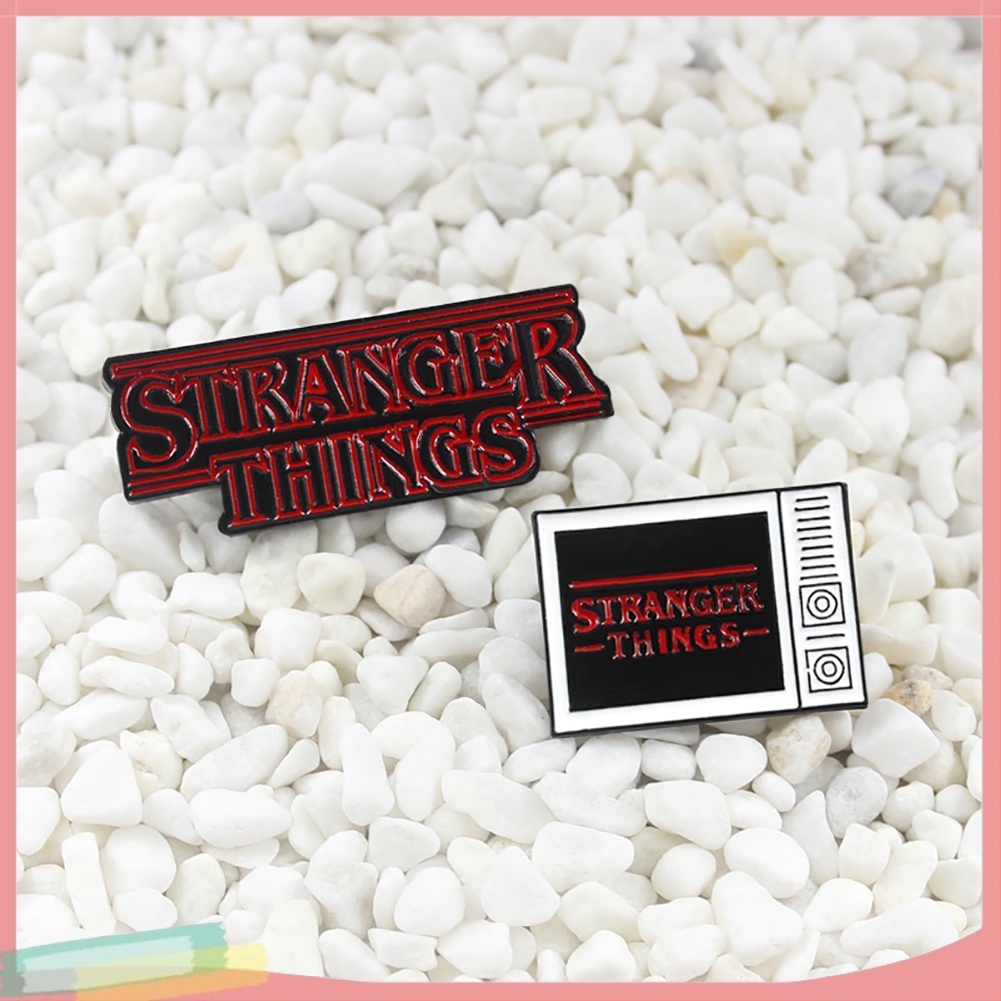 Huy hiệu quần áo chữ tiếng Anh Stranger Things TV hoạt hình