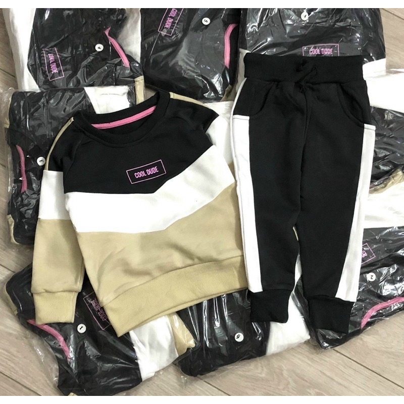 Bộ nỉ da cá phối cho bé trai rất đẹp size từ 10-22 cân