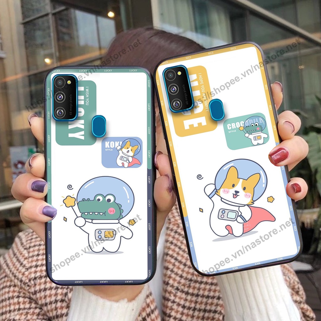 Ốp lưng Samsung M21 / M30s / M31 cute,phi hành gia cute 3d cute giá rẻ