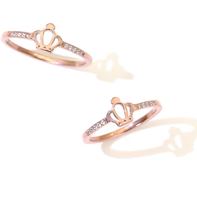 Nhẫn Pandora Princess Sparkling Rose Gold Ring Fullbox 8038 - Nhẫn Bạc Nữ S925 ALE