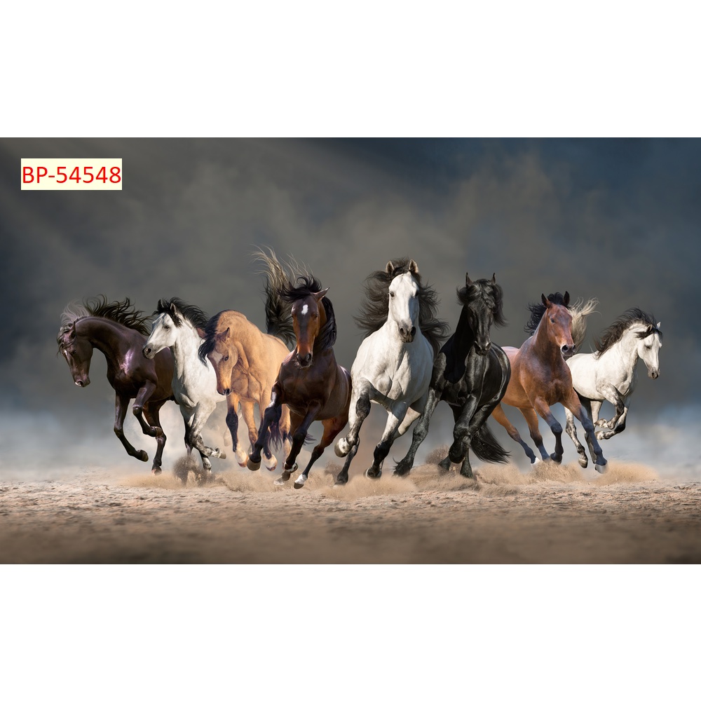 Tranh Dán Tường 3D Mã Đáo Thành Công giành cho phòng làm việc, phòng khách