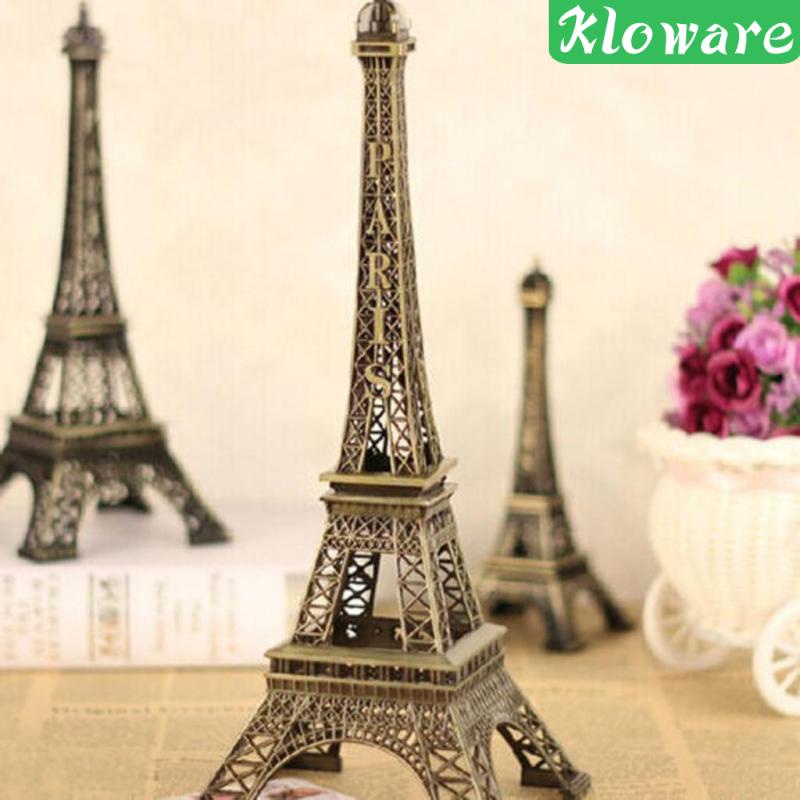 Mô Hình Tháp Eiffel Bằng Hợp Kim Đồng Phong Cách Paris Cổ Điển