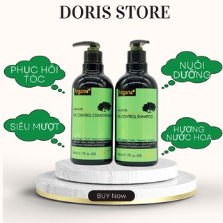 Cặp Dầu Gội Xả ARGANA Kiềm Dầu Phục Hồi Tóc Hương Nước Hoa 500ml * 2 Chính Hãng