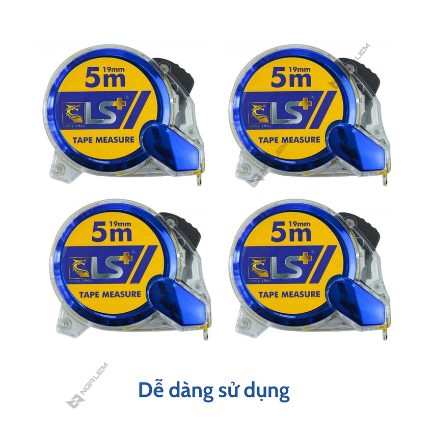 Thước Kéo Trong 2 Mặt Khóa Tự Động LS+
