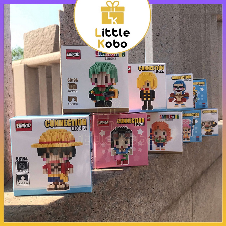 Đồ Chơi Lắp Ráp One Piece Đảo Hải Tặc Luffy Ace Zoro Sanji Nami Usopp Chopper Franky Brook Robin Lắp Ráp Mô Hình