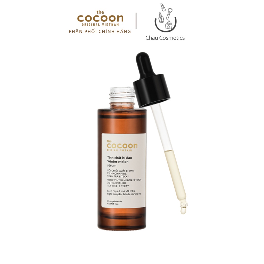 Serum Tinh chất bí đao Cocoon 7% Niacinamide Giảm mụn thâm 70ml