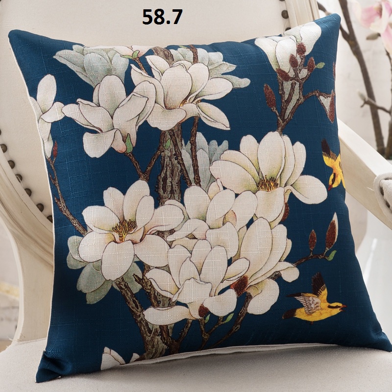 Gối sofa, tưa lưng văn phòng, trang trí sofa nhà cửa,cửa hàng vải bố mẫu mùa xuân  M58