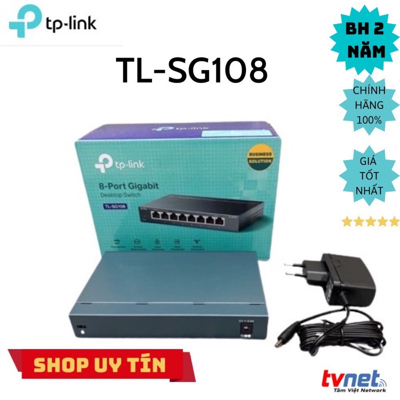 Switch TP-Link 8 Port Gigabit SG108  10/100/1000Mbps