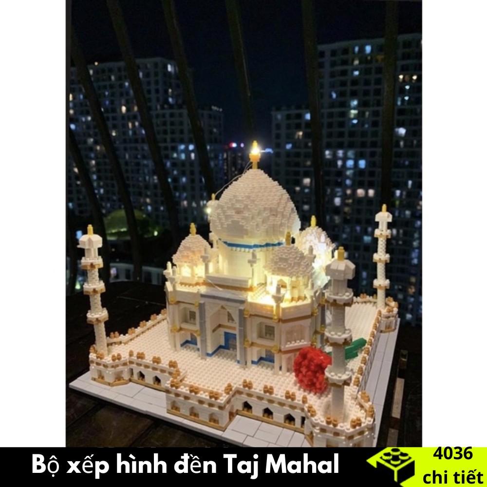 [4036 Chi Tiết] ĐỒ CHƠI XẾP HÌNH LẮP RÁP KIẾN TRÚC KỲ QUAN THẾ GIỚI ĐỀN MỘ TAJ MAHAL ẤN ĐỘ
