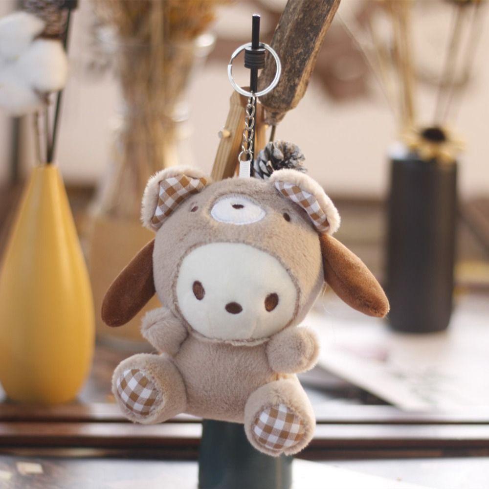 Móc Khóa Hình Thỏ Nhồi Bông Kuromi Dễ Thương Sáng Tạo