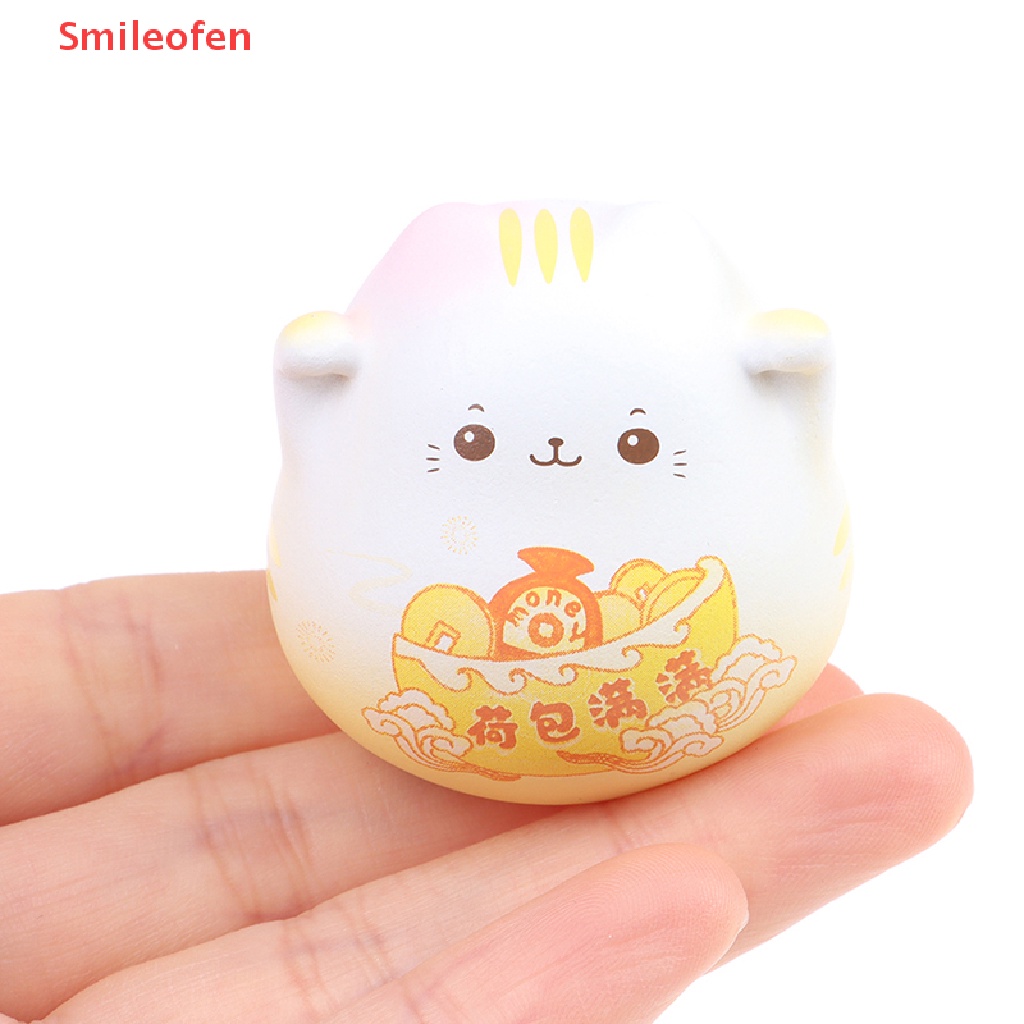 [Smileofen] Tượng Mèo Hoạt Hình Mini Bằng Resin Resin Thủ Công Dễ Thương Phong Cách Nhật Bản Mới