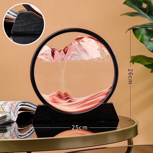 Tranh Cát Chảy 3D đèn LED Để Bàn Nhiều Màu - Tranh cát chảy chuyển động 3D Hình Chữ Nhật, Tròn Cực Đỉnh