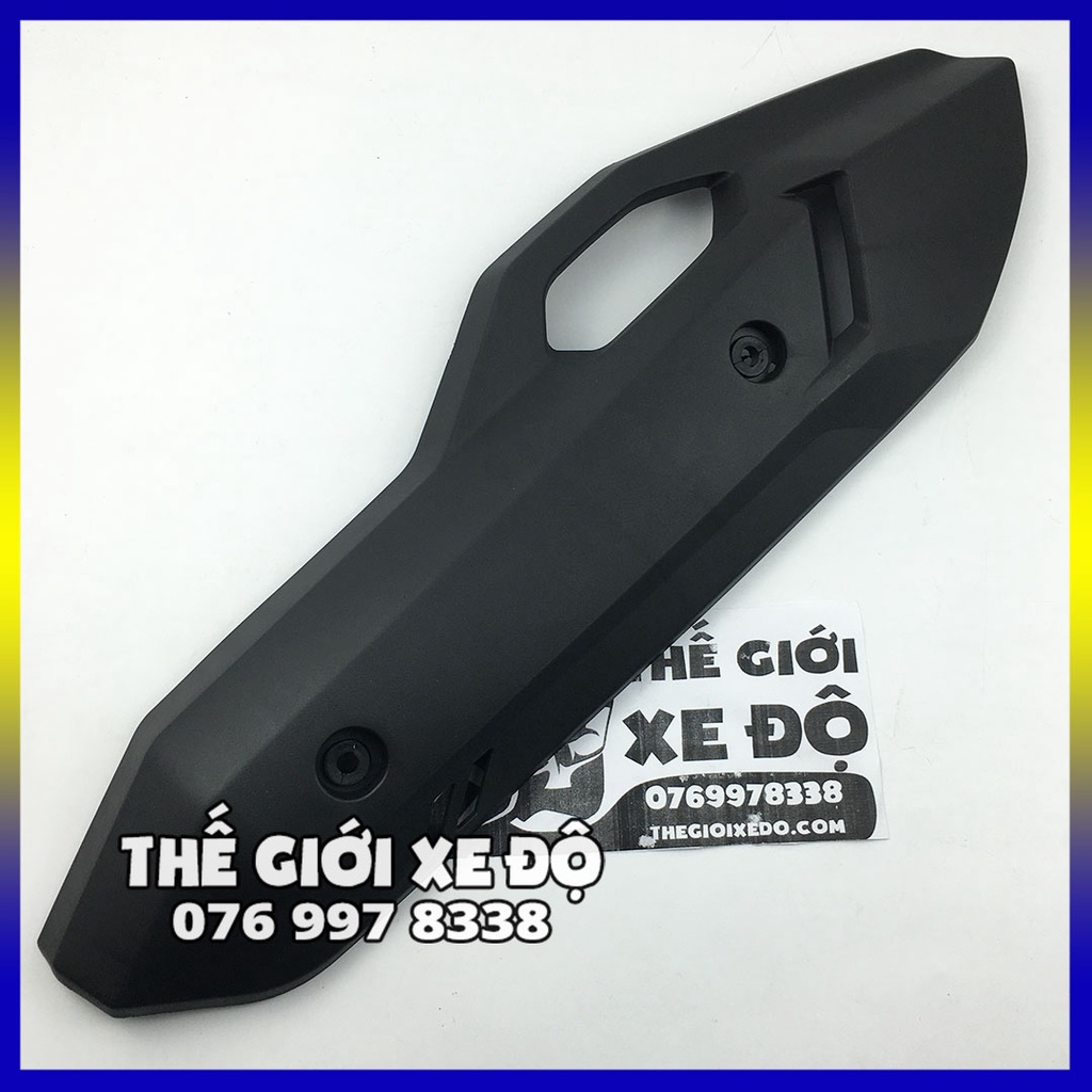 Ốp pô AB 160 125 cc đời 2023 nhựa đen che pô chống nóng cho xe Air Blade airblade 4 van eps+ ra mắt từ tháng 5/2022