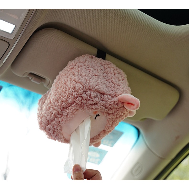 TÚI/ HỘP ĐỰNG KHĂN GIẤY CHO GIA ĐÌNH VÀ Ô TÔ HÌNH THÚ SIÊU ĐÁNG YÊU