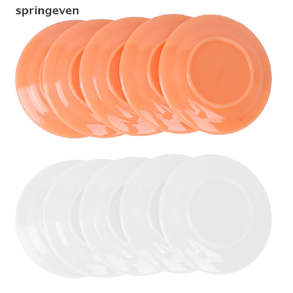 Set 5 Đĩa Đồ Chơi Mini Tỉ Lệ 1: 12 Cho Bé Chơi Đồ Hàng