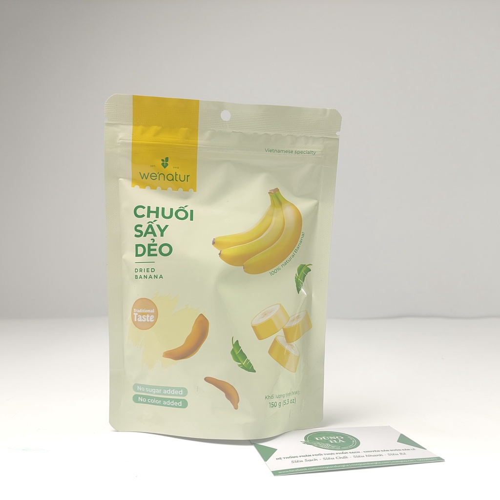 Chuối sấy dẻo túi 100 gram nguyên chất 100%