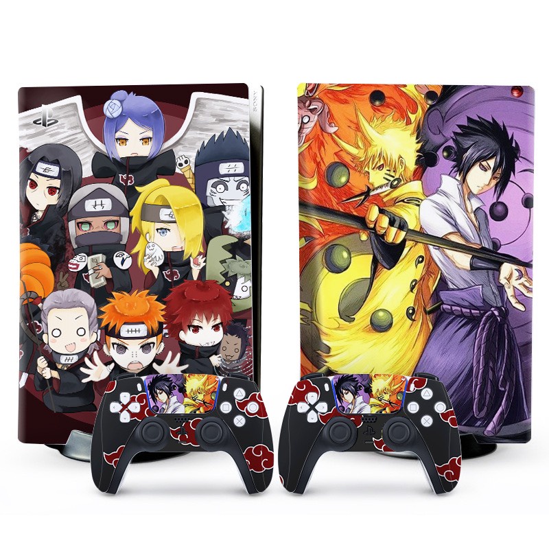 Bộ Dán Skin Decal Demon Slayer Bảo Vệ Máy Game Và Tay Cầm PS5 Cho Máy Game Playstation 5