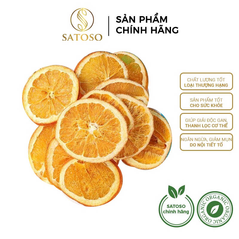 Trà cam quế SATOSO thảo mộc thiên nhiên tốt cho sức khỏe gói 10g