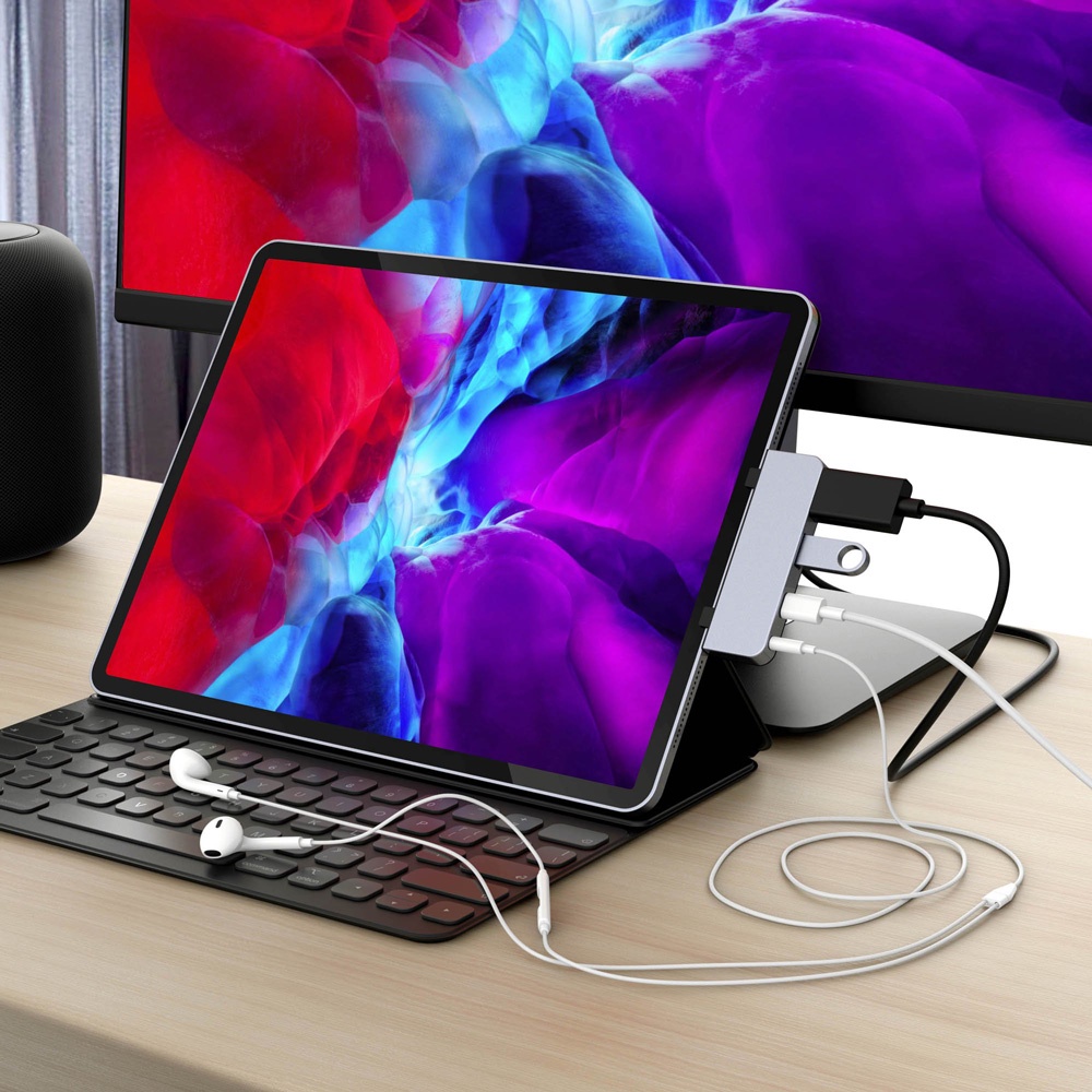 Cổng chuyển đổi chuyên dụng HyperDrive 4-in-1 USB-C Hub dành cho iPad và các thiết bị Type C – HD319E