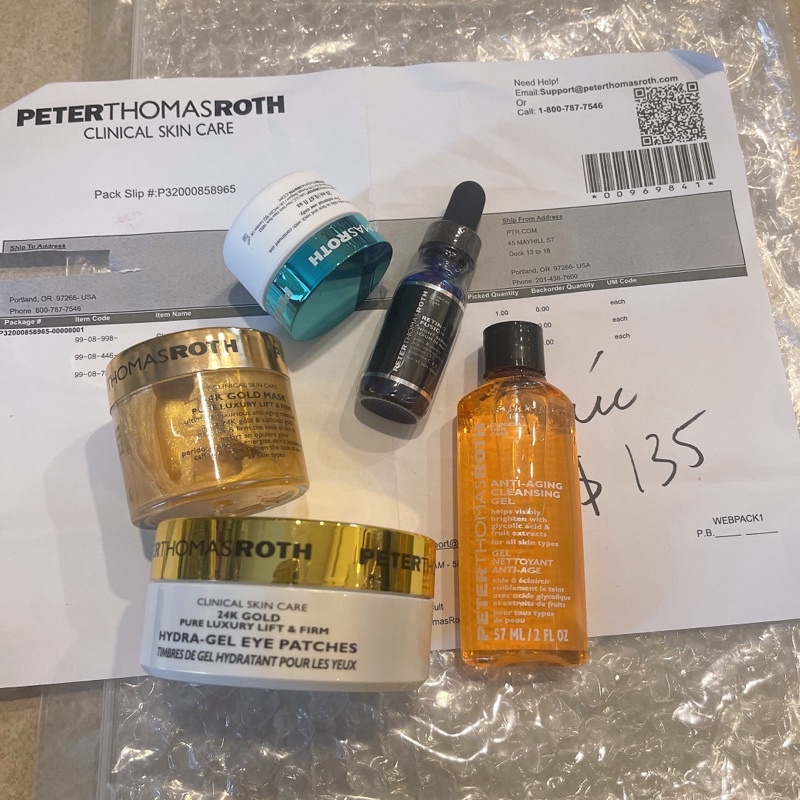 Set dưỡng da + Mask Mắt Peter Thomas Roth