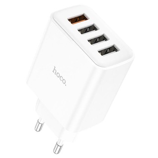 Cóc củ sạc hoco c102a 4 cổng usb 18w + 3*usb 5v / 2.1a cho điện thoại máy tính bảng ip ss