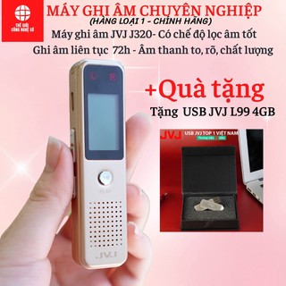 Máy ghi âm JVJ J115/ 320/125 máy ghi âm chuyên nghiệp chất lượng cao chính hãng - Nhỏ gọn tiện lợi hỗ trợ lọc âm cực tốt