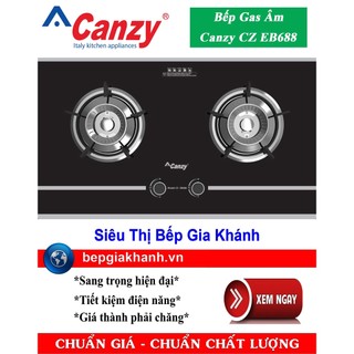 [HCM]Bếp gas âm 2 vùng nấu Canzy CZ EB688