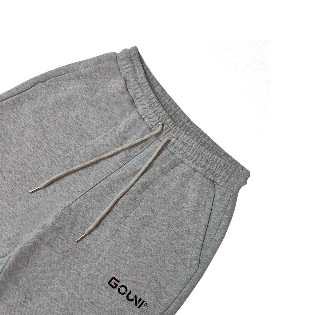 Quần Dài GOUNI Logo Basic/ Nỉ Chân Cua 100% Cotton
