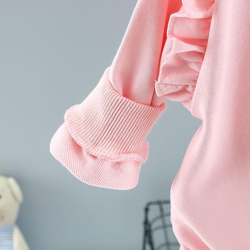 🔥🔥 FLASH SALE 🔥🔥 - Bộ quần áo trẻ em dài tay thu đông - cotton nỉ bông giữ ấm - hình thỏ dễ thương - XG062