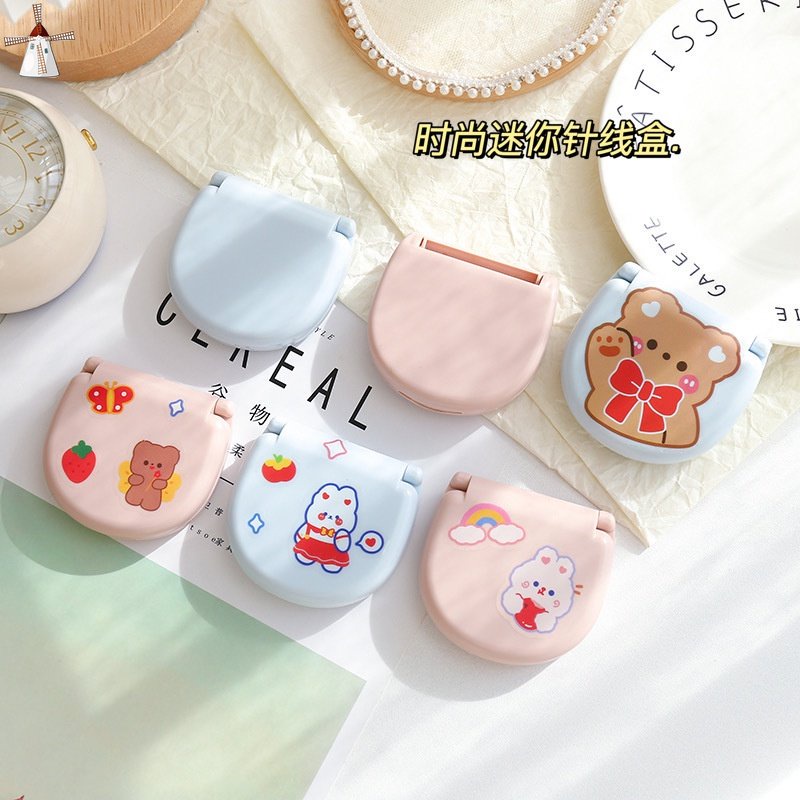 Hộp Dụng Cụ May Vá mini Họa Tiết Hoạt Hình Dễ Thương