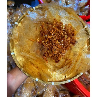 Bánh tráng muối hành phi