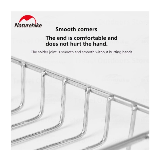 Rổ thoát nước bằng thép không gỉ cho bàn IGT NatureHike CNH22SN004