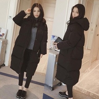 Áo Phao dáng dài chỉ chốt trên live