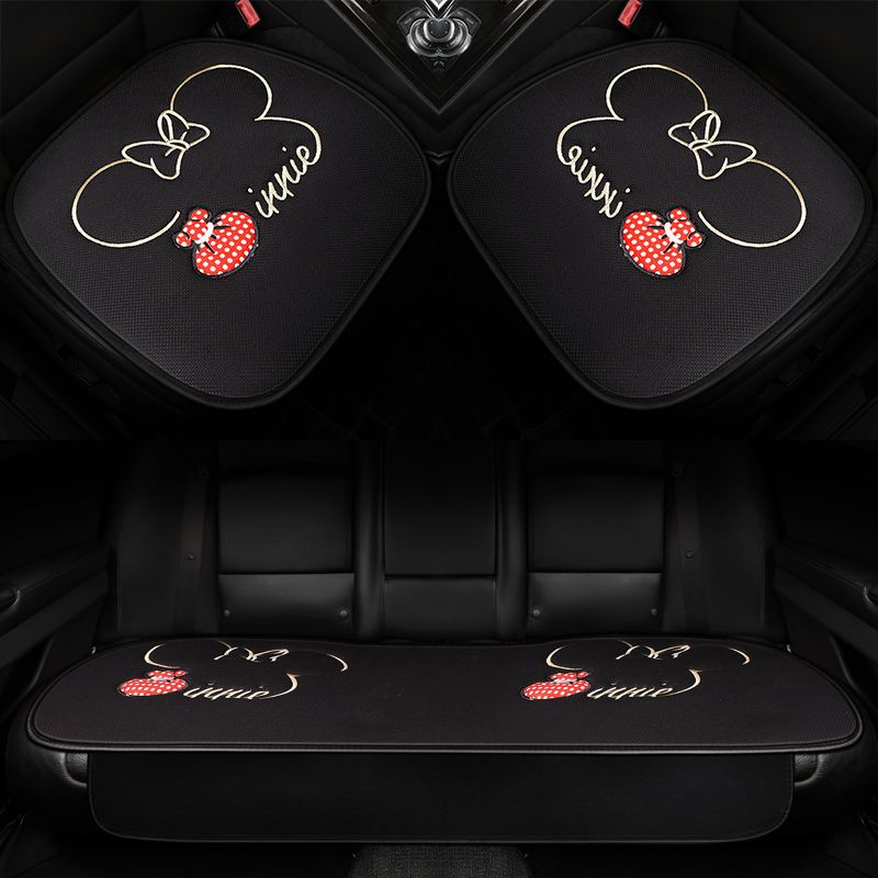 Đệm Lót Ghế Ngồi Xe Hơi Hình Chuột Mickey Dễ Thương Thông Dụng