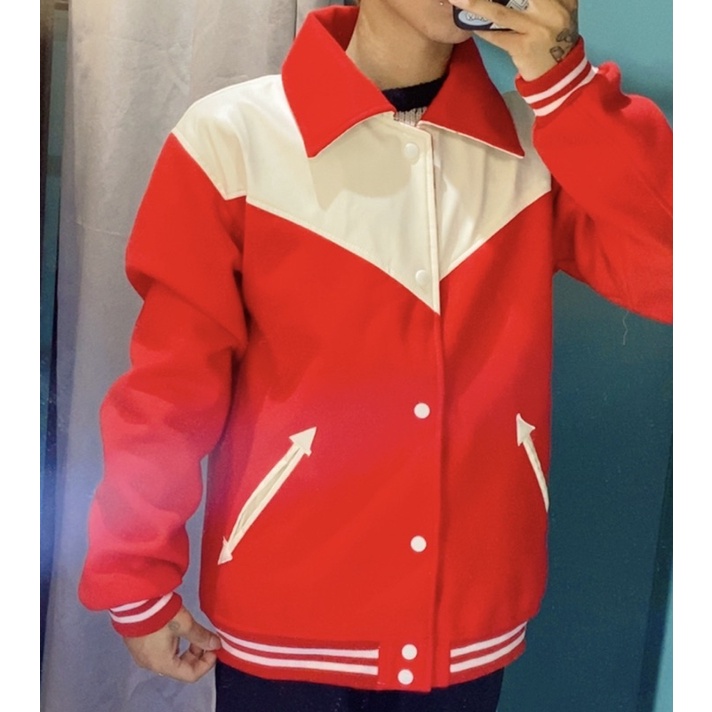 Bonber Varsity Jacket - Dạ Da - Siêu Ấm - Bao Xịn - Loại 1