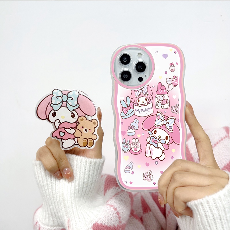 OPPO F11 F9 F7 F5 F1S Youth Pro Cho Ốp lưng điện thoại In Hình Melody Cinnamoroll With Free Holder