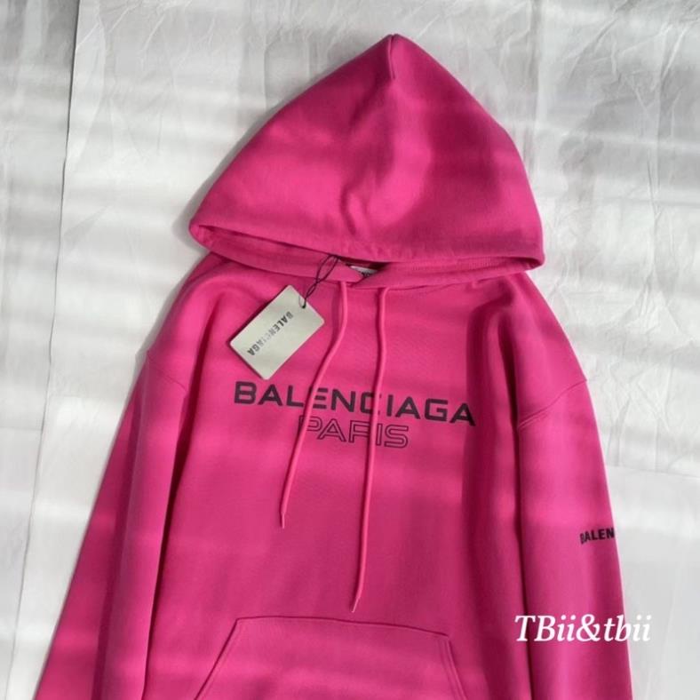 Áo nỉ hoodies hồng balen