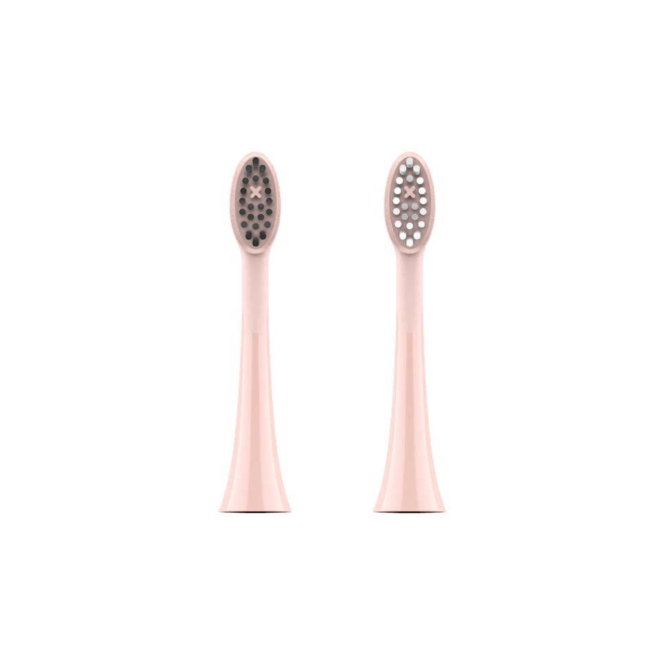 Bộ 2 Đầu Bàn Chải Điện Halio Sonic Whitening Electric Toothbrush Rose Gold