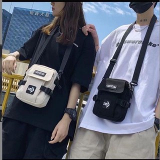 Túi đeo chéo mũi tên ulzzang da bóng