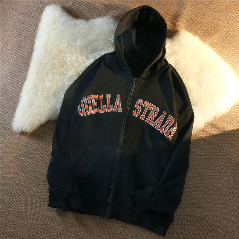 NRVP Áo khoác hoodie tay dài kiểu dáng thể thao cho nữ