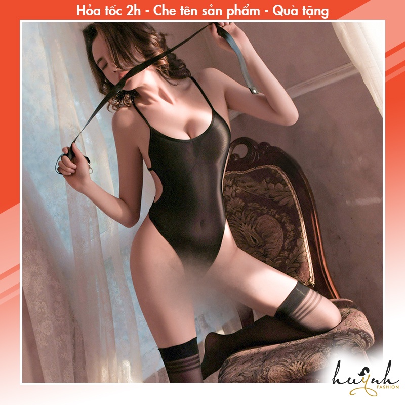 Bodysuit Trơn Hở Lưng Sexy Đồ Ngủ Liền Thân Xẻ Đáy Gợi Cảm - B41