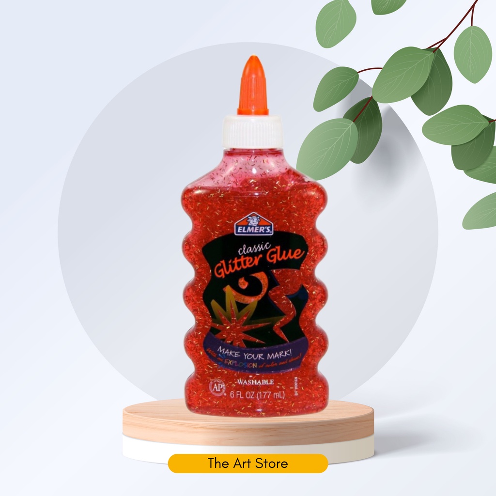 Keo dán kim tuyến Elmer's 177.4 ml- Màu Đỏ