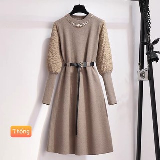 Váy len mongtoghi cao cấp kèm đai