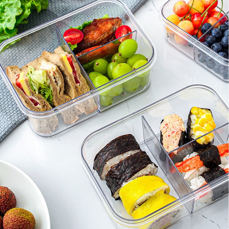 Hộp Đựng Thức Ăn Trong Suốt Có Nắp Đậy Tiện Dụng