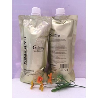  Cặp Thuốc Ép Uốn Tóc Galamy Chuyên Nghiệp 1000ml x2 siêu tiết kiệm cho salon chính hãng Camy shop68 