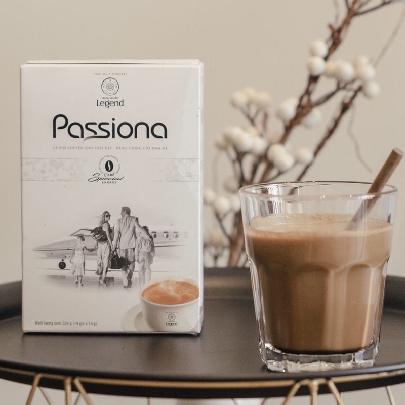 CÀ PHÊ HOÀ TAN 4in1 TRUNG NGUYÊN LENGEND DÀNH CHO PHÁI ĐẸP PASSIONA