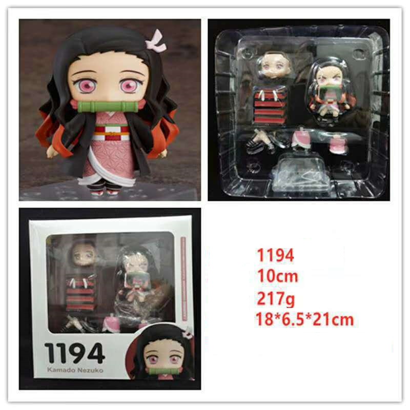 Mô hình nhân vật Tanjio, Nezuko - Kimetsu no yaiba - nendoroid 1193, 1194 Qclay