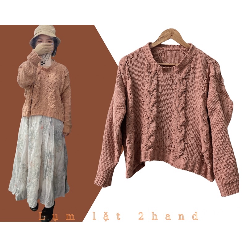 Set váy nữ vintage tiểu thư 2hand, Set chân váy độc lạ cá tính nhật bản 2hand